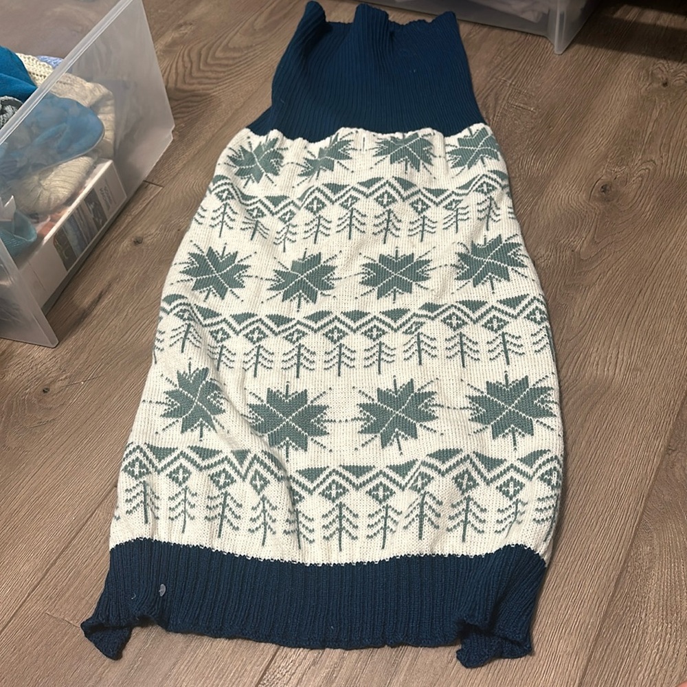 Dog sweater size large